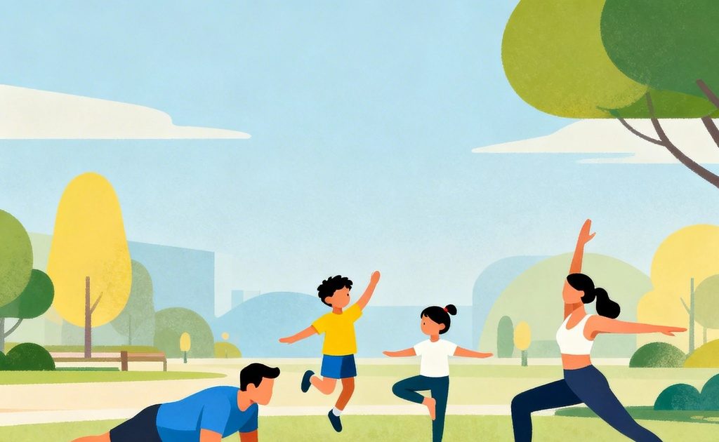 Jednostavne vježbe za cijelu obitelj