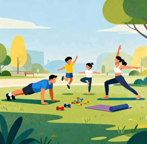 Jednostavne vježbe za cijelu obitelj