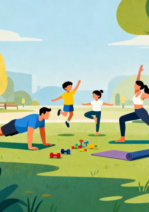 Jednostavne vježbe za cijelu obitelj