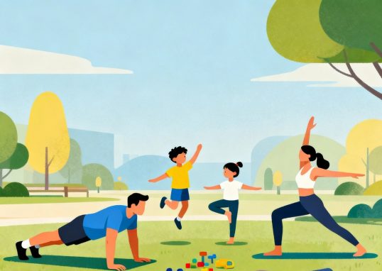 Jednostavne vježbe za cijelu obitelj